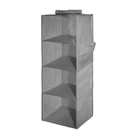 Ensemble de rangement minimaliste en tissu non tissé pliable et suspendu, multifonctionnel, pour chaussures et vêtements, sac de garde-robe