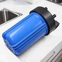 Vente directe usine – Coque de filtre à eau domestique bleue de 10 pouces pour purifier la qualité de l'eau et facile à installer