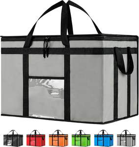 Sac isotherme personnalisé pour la livraison de nourriture à emporter, sac à pizza, impression à la demande, vente chaude - Product Image 3