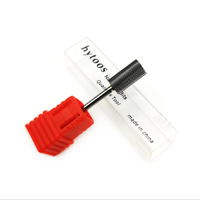 HYTOOS F Fraise rotative en carbure à corps large pour ongles, accessoire pour perceuse électrique de manucure, outil de dépose de gel