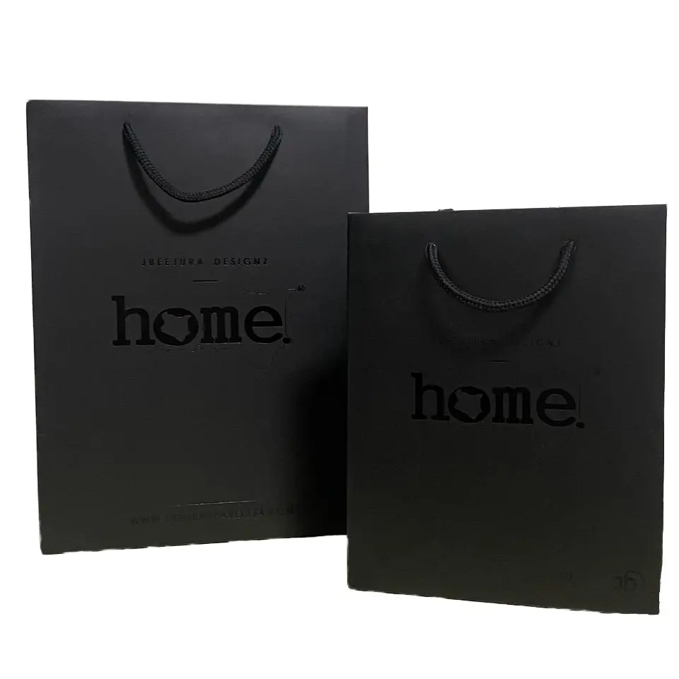 헤어 샵을위한 맞춤형 브랜드 인쇄 로고 럭셔리 부티크 쇼핑 종이 선물 가방