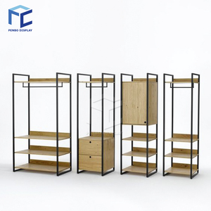 Unique Design Metal Stable Floor Standing <strong>Used</strong> <strong>Clothing</strong> <strong>Display</strong> <strong>Racks</strong> for Sale - Product Image 4