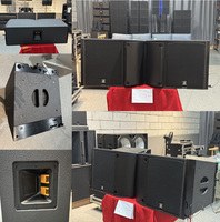 Altavoces Profesionales de Línea de Arreglo Lineal para Conciertos, de 800 W, 2 Vías, Neodimio, Pasivos, Duales, de 12 Pulgadas