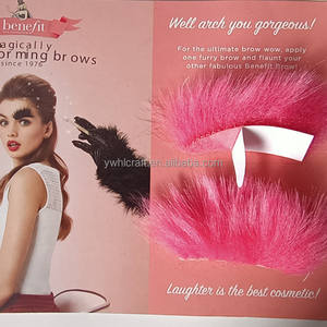 Moustache <span class=keywords><strong>en</strong></span> peluche personnalisée HLC pour le Mardi Gras, moustache de Saint Patrick, autocollant de costume, fausse barbe, cosplay pour fête de pirates, décoration de cosplay - Product Image 6