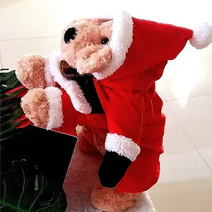 2021 Kerst Kerstman Pak Huisdier Kleding Hond Kostuum Winter Kleding Voor Hond