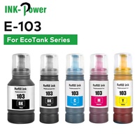 INK-POWER 103 Encre de recharge en bouteille compatible de qualité supérieure, encre en vrac pour imprimantes L3110/L3111/L3150/L3250/L3251/L3256