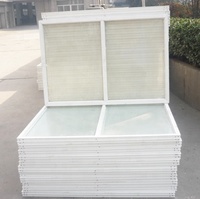 Fenêtre verticale industrielle résistante à la corrosion en PRV avec panneaux transparents en fibre de verre pour la ventilation et l'éclairage naturel