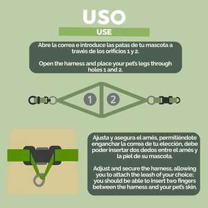 Pettorina Triangolare in Nylon per Cani Yommy, Regolabile, Anti-Trazione, Comoda, Leggera, con Fibbie Rapide - Product Image 6