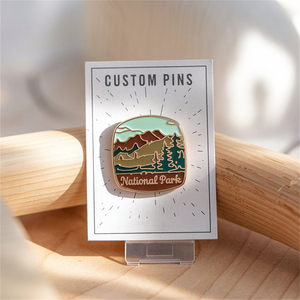 Hersteller Großhandel Maßgefertigte Hochwertige Metall-Emaille-Pins Nationalpark-Pins - Product Image 5