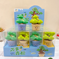 Nouveaux cadeaux gommes en forme de bonsaï de fruits, anti-anxiété, culturels et créatifs, en gros