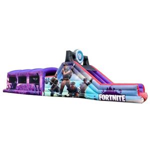 Course d'obstacles géant <span class=keywords><strong>Fortnite</strong></span> Course d'obstacles à la Course verticale, Course d'obstacles gonflable Course d'obstacles commerciale à rebond - Product Image 1