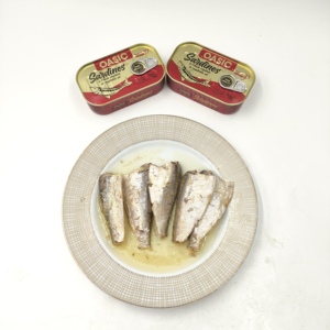 <span class=keywords><strong>Sardines</strong></span> en conserve riches en nutriments dans l'huile végétale 125g – Recette saine – Fournisseur d'usine - Product Image 1