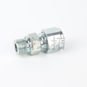 Stainless Steel <b>Quick</b> <b>Connector</b> External Thread Straight Type For Air Pu Nylon Hose - Product Image 2