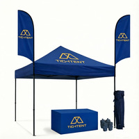 Tente de stand de marché pliable 10x15 pieds T1S, simple couche, imperméable, avec structure en acier, portable pour extérieur