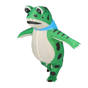 गर्म बिक्री शुभंकर कार्टून चरित्र फ्रॉग कोस्प्ले मजेदार हरे इंफ्लेटेबल पुरुषों के लिए - Product Image 4