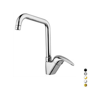 Grifo de Cocina Monomando Nettuno Due, Negro Cromado - Product Image 1