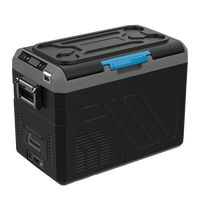 Nevera Portátil de Compresor de 50L con Doble Zona, 12 Voltios, para Coche y Camping, Nevera Eléctrica de 12v, Venta al por Mayor en China