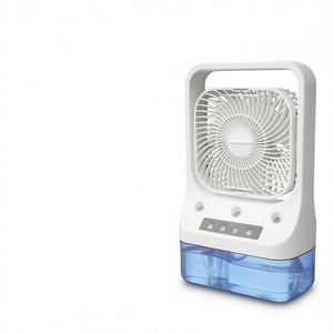 Ventilateur de refroidissement portable avec réservoir d'eau, rechargeable par USB, 3 vitesses, commande tactile, faible bruit, ventilateur de refroidissement domestique - Product Image 1