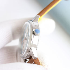 Luxury Automatic Mechanical Watch Men Classic Calendar <b>Wristwatch</b> with Leather Strap - Product Image 5