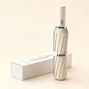 Custom Logo 12K Auto Open Double Bones <b>Umbrella</b> Design for Business & Rain Protection - Product Image 1