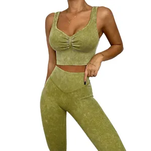 Good Quality Seamless Yoga Clothing Women's Suit High Waist Sexy Fitness Yoga Wear Women Workout Sets