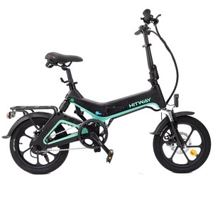 Vélo de ville électrique <span class=keywords><strong>pliant</strong></span> longue portée de belle qualité 25 KM/H 16 pouces Mini vélo électrique gros pneu City Ebike - Product Image 1