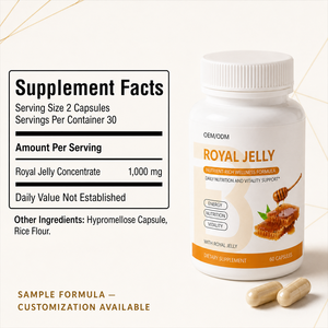Extrait naturel de gelée royale à faible teneur en matières grasses, haute solubilité, pour capsules de soutien alimentaire et <span class=keywords><strong>régime</strong></span> équilibré sous marque privée - Product Image 2