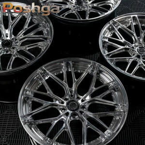 Rines de Aleación Forjada de 19 20 21 22 Pulgadas para Autos, 5x112/5x114.3/5x120, Cromados, para Carreras, para BMW, Tesla, Porsche <span class=keywords><strong>Panamera</strong></span>, Lexus - Product Image 6