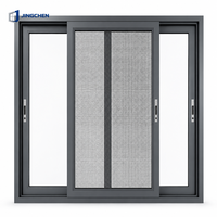 Ventana Corredera Horizontal de Aluminio de Alta Resistencia con Aislamiento Acústico y Malla de Acero Inoxidable para Villa
