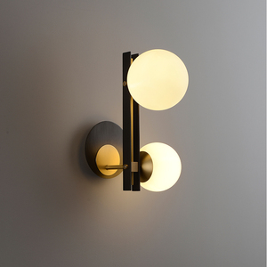 Lámparas Led G9 de estilo moderno, luces de bola de vidrio nórdico, lámpara de mesita de noche, apliques de pared para pasillo, dormitorio - Product Image 4