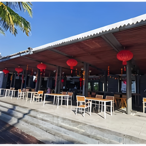 Table basse d'extérieur spacieuse et très appréciée, table basse en <span class=keywords><strong>verre</strong></span> pour <span class=keywords><strong>jardin</strong></span> <span class=keywords><strong>de</strong></span> luxe et patio d'hôtel - Product Image 5