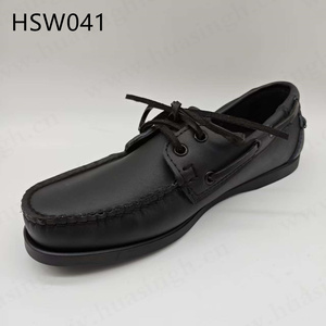 CXT, <span class=keywords><strong>Scarpe</strong></span> Nautiche Artigianali Stile Vintage per Weekend, Suola Piatta, Colore Marrone, Classiche Penny Shoes HSW040 - Product Image 3