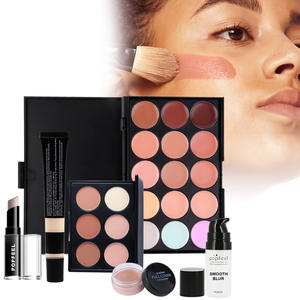 El kit completo Incluye juego de brochas de maquillaje Paleta de sombras de ojos Juego de brillo de labios Juego de cosméticos personalizados populares - Product Image 6