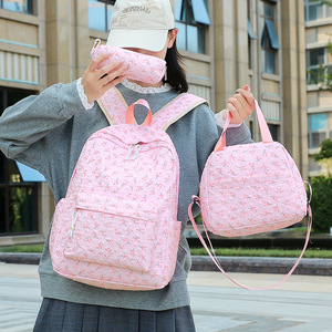 Wholesale Customized 3-in-1 Leisure Student <b>Backpack</b> Insulated Large Capacity Lunch Bag Lightweight and Cute <b>Backpack</b> - Product Image 2