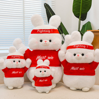Juguete de Peluche de Conejo 3D, Bonito y a la Moda, Venta Directa de Fábrica, Personalizado, Barato, de Gran Venta, Fabricante de Juguetes de Peluche