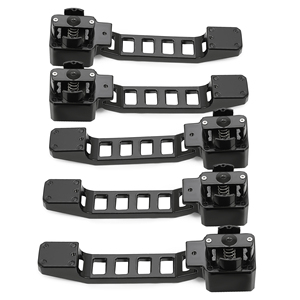 Pour <span class=keywords><strong>Jeep</strong></span> <span class=keywords><strong>Wrangler</strong></span> JK/JKU 2007-2018, kit de poignées de porte extérieures noires en aluminium - Product Image 6