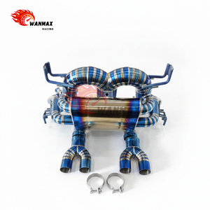 Tuyaux d'échappement en titane pour Lamborghini <span class=keywords><strong>Aventador</strong></span> LP700-4 LP740-4 LP750-4 SVJ 6.5 V12 Silencieux - Product Image 1