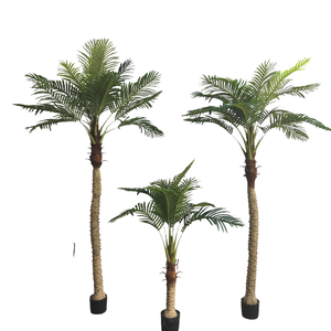 Palmeras Artificiales Tropicales de Areca con Macetas de Plástico y Seda, Plantas de Interior Ligeras y Ecológicas para Decoración de Hoteles y Parques - Product Image 2