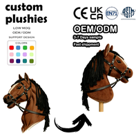 Personnalisation OEM, tête de cheval invisible, détachable, super douce, rembourrage en coton PP, hobby, best-seller en Europe, États-Unis, ODM
