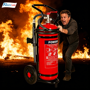 <span class=keywords><strong>Extincteur</strong></span> à poudre sèche ABC à grande capacité, à <span class=keywords><strong>action</strong></span> rapide, à grand volume, sur roues, gamme complète 25 kg, 35 kg, 50 kg, 100 kg - Product Image 2