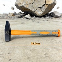Marteau de machiniste de qualité industrielle Hi Dude - Tête carrée, manche en fibre de verre, poignée ergonomique, personnalisable OEM pour atelier de bricolage