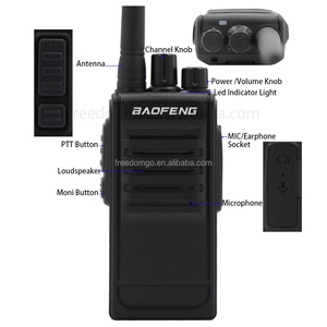Interphone portable pour la sécurité des patrouilles extérieures, pour deux personnes, pour la maison, pour talkie-walkie BFLF-C8, 16 canaux, 400-470 MHz - Product Image 1