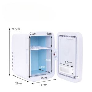 Refrigerador Portátil para Auto de 4L y 12V, para Cosméticos, Frutas y Verduras, Ideal para Viajes y Campamentos, con Función Frío/Calor - Product Image 1