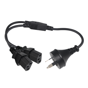 สายไฟยุโรปแบบ 2 ขา CEE7/16 หัวปลั๊ก EU 2 ขา ตัวผู้ ตัวเมีย IEC แรงดันสูง 1.8 เมตร IP12 สายไฟต่อพ่วงแบบ 2 ทาง ปลั๊กต่อพ่วง 2 ช่อง - Product Image 4