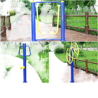 Équipement de fitness extérieur en acier - Écologique, résistant et durable - Pack combiné pour parcs, aires de jeux et résidences