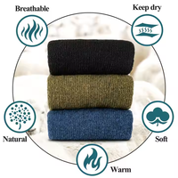Logo personnalisé Chaussettes de sport en fibre élastique Chaussettes de randonnée imperméables pour hommes