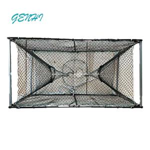 Personnalisation 120x80x60cm/85x50x40cm cage en plastique imprégnée grande cage en forme de quadrirang cage à poisson filet à crabe - Product Image 1