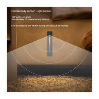 Applique murale LED étanche IP65 en aluminium 220V avec détecteur de mouvement PIR pour intérieur/extérieur, idéale pour escaliers, maison, jardin, chambre