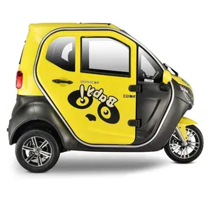 Fornitore di fabbrica mini auto elettrica cinese ev mini auto elettriche 3 posti adulti mini triciclo elettrico a tre ruote