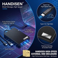 Boîtier de disque dur SSD HDD 2,5 pouces, design horizontal, sans outil, pour stockage d'entreprise, livraison directe, sauvegarde à un bouton